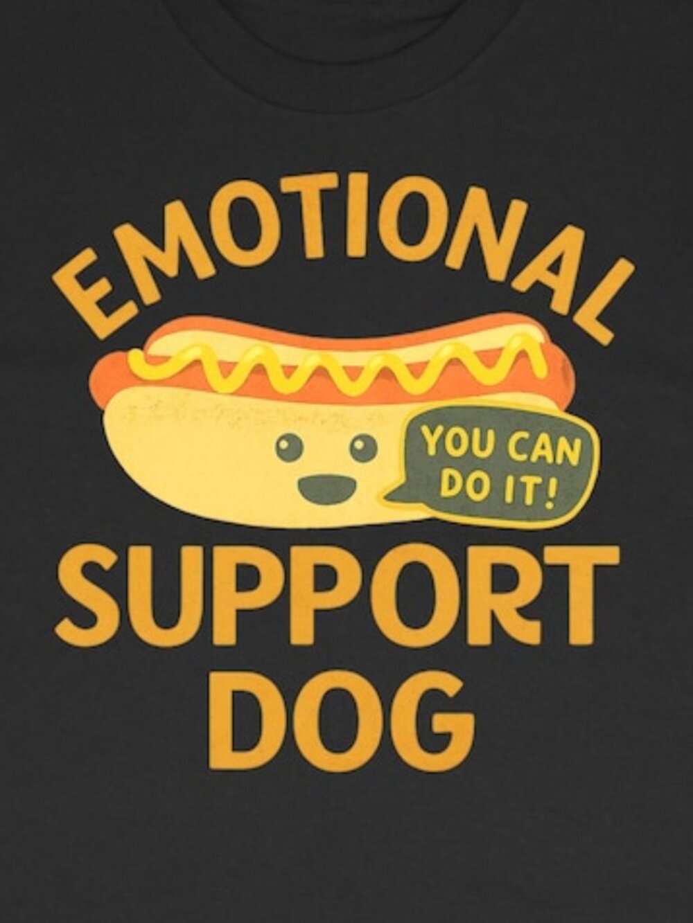 Emotional Support Dog T-Shirt - Funny Dog Shirt - Picture 2 of 4